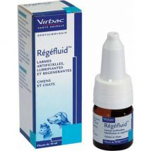 Virbac -Larmes artificielles Regefluid chien et chat Flacon 10 ml