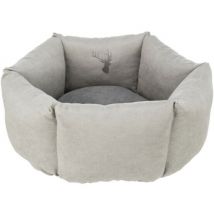 Trixie -Lit Leni Rond en velours tissé pour chien - Diamètre 55cm