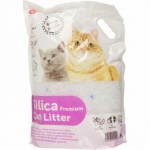 Flamingo -Litière pour chats Silica Premium Percato - Sac de 5 litres