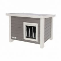 Kerbl -Maison en plastique et bois pour chat Eli