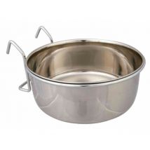 Trixie -Mangeoire en acier avec support à suspendre pour oiseaux - 900 ml/ø 14 cm
