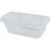 Zolux -Mangeoire oiseaux avec grille plastique transparent Taille S