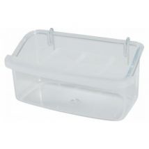 Zolux -Mangeoire oiseaux avec grille plastique transparent Taille M