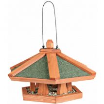 Trixie - Mangeoire pour oiseau en pin à suspendre - 42 x 42 x 24 cm