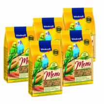 Vitakraft -Menu Premium pour perruches en sachet fraîcheur - Lot de 5 sachets 1 kg