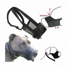 Caméo -Muselière réglable en nylon pour chien Taille M - Tour du museau 16 à 20 cm