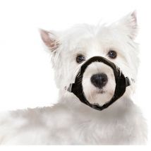 Flamingo -Muselière en nylon noir Taille S - Jack Russel Westie