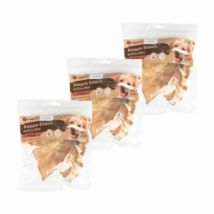 Flamingo -Oreille de bœuf pour chien sachet de 5 - lot de 3 sachets- Boeuf