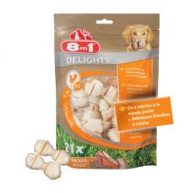8in1 -Os à mâcher au poulet 8 in 1 Delight Taille XS - 21 pièces- Poulet