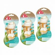 8in1 -Os à mâcher au poulet 8 in 1 Dental Delight Taille S l'unité - lot de 3- Poulet