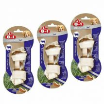 8in1 -Os à mâcher pour chien saveur boeuf 8 in 1 Delights Taille S l'unité - lot de 3- Boeuf
