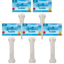Anka -Os à mâcher pressé au fluor Longueur 16 cm - Lot de 5 - Sac dehets 1 pièce