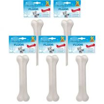 Anka -Os à mâcher pressé au fluor Longueur 21 cm - Lot de 5 - Sac dehets 1 pièce