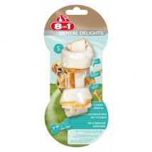 8in1 -Os à mâcher au poulet 8 in 1 Dental Delight Taille S - une pièce- Poulet