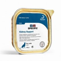 Specific -Pâtée pour chats FKW Kidney Support 7 boîtes 100 g- Traitement:Insuffisance cardiaque | Insuffisance rénale- Poisson | Porc