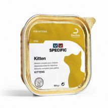 Specific -Pâtée pour chats FPW Kitten 7 boîtes 100 g- Oeuf | Poisson | Porc | Poulet | Psyllium | Riz