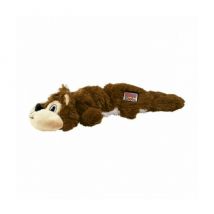 KONG -Peluche Scunch Knots écureuil avec rembourrage corde pour chien - M/L 36cm