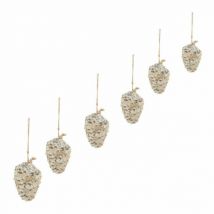 Zolux -Pomme de pin garnie de graisse 290g - Lot de 6
