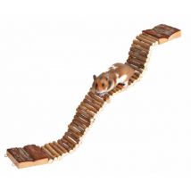 Trixie -Pont suspendu en bois pour petits rongeurs Natural Living - 7 × 55 cm