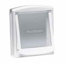 Petsafe -Porte Staywell à 2 positions pour chat 7 kg ou chien 3 kg Coloris Blanc