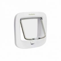 Petsafe -Chatière manuelle Deluxe 4 positions Coloris Blanc