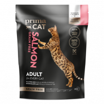 PrimaCat - Grain Free pour chat - saveur saumon - 1,4 kg (DLUO 3 mois)- Poulet | Saumon