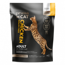 PrimaCat - Grain Free pour chat - saveur poulet - 1,4 kg (DLUO 3 mois)- Poulet | Saumon