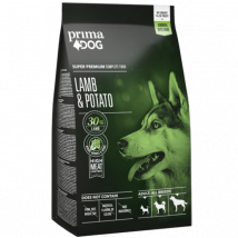 PrimaDog - All Adult à l'agneau pour chien adulte - 2 kg (DLUO 3 mois)- Agneau
