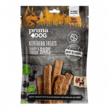 PrimaDog - Northern Treats barres pour chien - dinde et chevreuil - 80 g (DLUO 6 mois)- Canard | Hareng | Agneau | Saumon | Chevreuil | Dinde