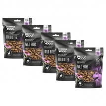 PrimaDog - Wild bites snack pour chien - Lot de 5 sachets saveur canard - 100 g- Agneau | Caille | Canard | Hareng