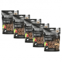 PrimaDog - Wild bites snack pour chien - lot de 5 sachets saveur caille - 100 g- Agneau | Caille | Canard | Hareng
