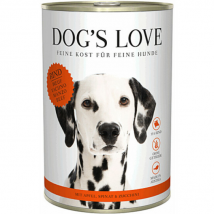 Dog's Love -Pâtée au Boeuf pour chien - 400g- Boeuf | Pomme | Epinard