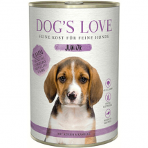 Dog's Love -Pâtée pour chiot et junior - Saveur Agneau (200g)- Boeuf | Agneau | Volaille