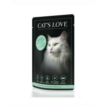 Cat's Love -Pâtée naturelle pour chat - saveur dinde 85g (Lot de 6)- Dinde | Poulet | Saumon | Boeuf | Veau