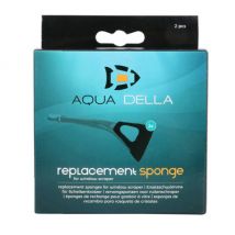 Aqua Della -Racloir Eponge pour aquarium Algae Scraper Sponge - 2 éponges de rechanges