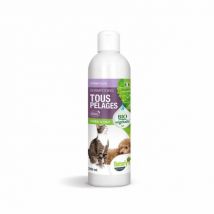 Naturlys -Shampoing Bio entretien tout pelage pour chiens et chats - Flacon 240 ml (Fin de DLUO)- Senteur :Peche