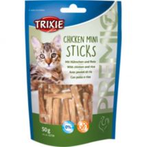 Trixie -Snacks pour chats Premio Mini Sticks au poulet - Poulet | Riz
