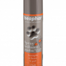 Beaphar -Spray lustreur brillance au jojoba pour chien et chat 250 ml- Senteur :Jojoba