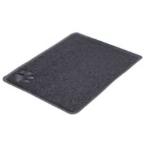 Trixie -Tapis gris en plastique pour bac à litière