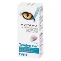 TVM -Twelve collyre : collyre pour les yeux du chien et chat Flacon 10 ml