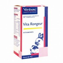 Virbac -Vita Rongeur vitamines pour rongeurs (DLUO 6 mois)- Traitement:Carences