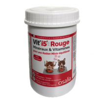 Osalia -VIT'I5 Rouge complément alimentaire pour chien ou chat - Boîte de 250g