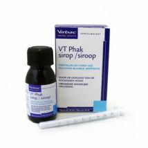 Virbac -VT Phak Sirop Compléments alimentaires pour chiens agés Flacon 50 ml- Traitement:Troubles digestifs