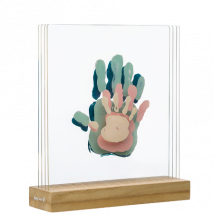 Baby Kunst Familie Afdrukken Handafdrukken