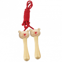 Klassieke wereld houten springtouw