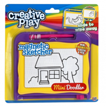 Creative Play Mini Doodler Magnetic Sketcher Pad Assorted