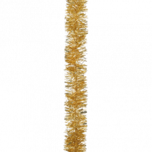 Feestelijke gouden glitterslinger - 200x10cm