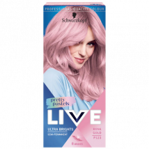 Schwarzkopf Live Ultra Brights Semipermanente Haarkleuring - P123 RosÃ©goud