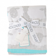 Silvercloud gebreide deken - 70 x 90 cm