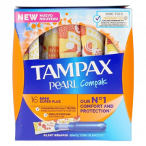 Tampax Pearl Compak Super Plus Tampons - 16 stuks